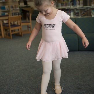 Kinderdance Short Sleeve Leotard w/Attached Skirt - EUROTARD